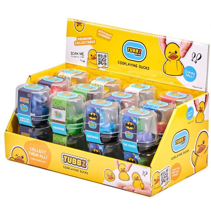 TUBBZ MINI Collectibles CDU – 24 Unit Pre-Pack (Top-Selling Mix)