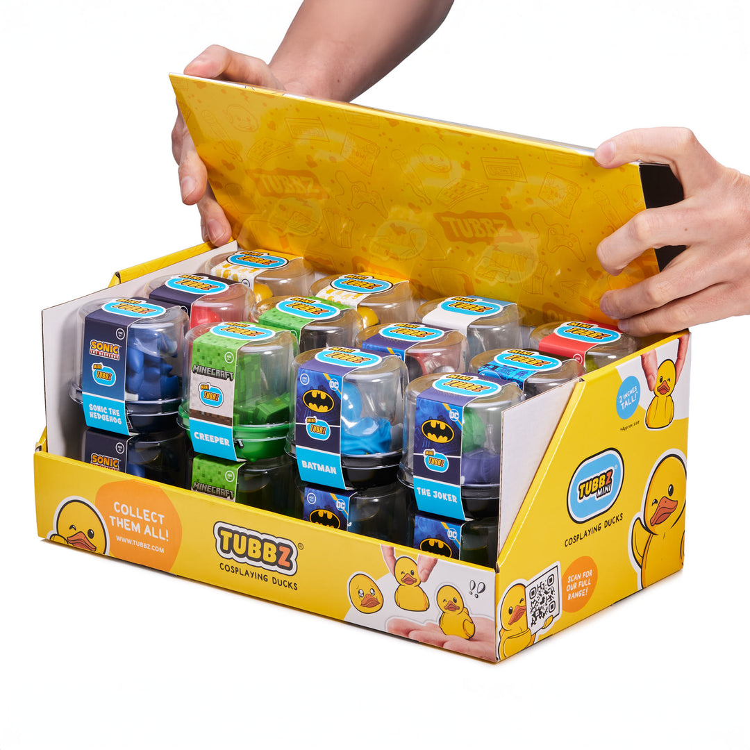 TUBBZ MINI Collectibles CDU – 24 Unit Pre-Pack (Top-Selling Mix)