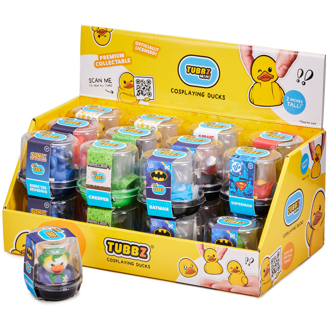 TUBBZ MINI Collectibles CDU – 24 Unit Pre-Pack (Top-Selling Mix)