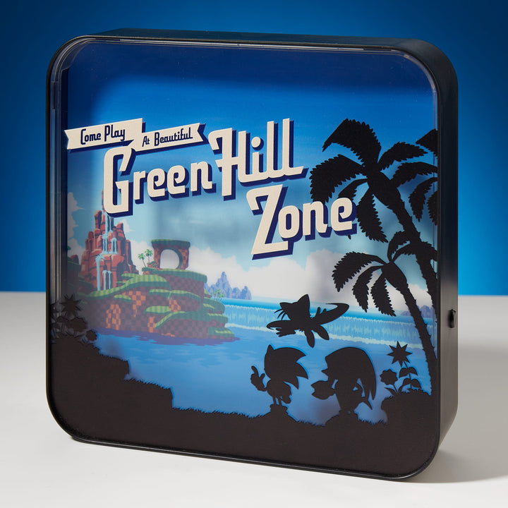 Sonic the Hedgehog ‘Green Hill Zone’ Acrylic Desk Lamp / Wall Light