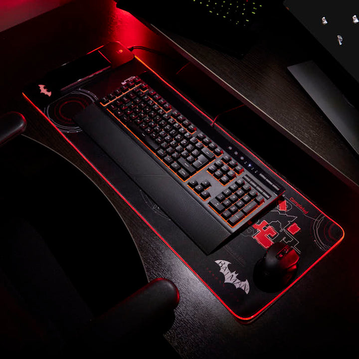 Batman Arkham - Oversize Gaming Mat & Mobile Charger