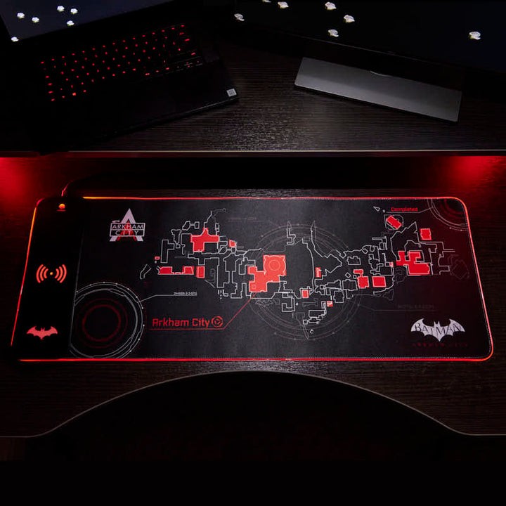 Batman Arkham - Oversize Gaming Mat & Mobile Charger