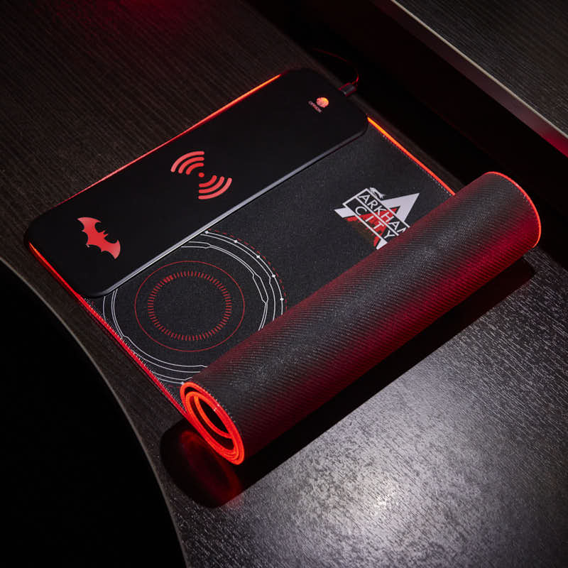 Batman Arkham - Oversize Gaming Mat & Mobile Charger