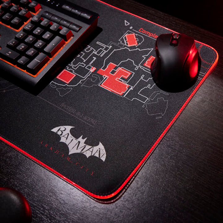 Batman Arkham - Oversize Gaming Mat & Mobile Charger