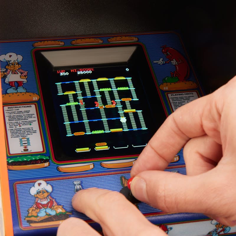 Data East BurgerTime Quarter Size Arcade Cabinet