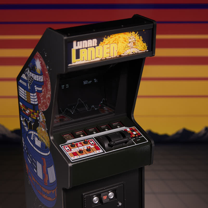 Official Atari: Lunar Lander Quarter Arcade Collectors Edition