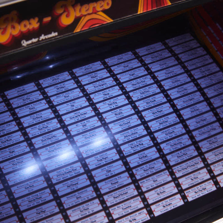 Quarter Arcades Retro Bluetooth Mini Jukebox Speaker - Stereo 70’S Edition