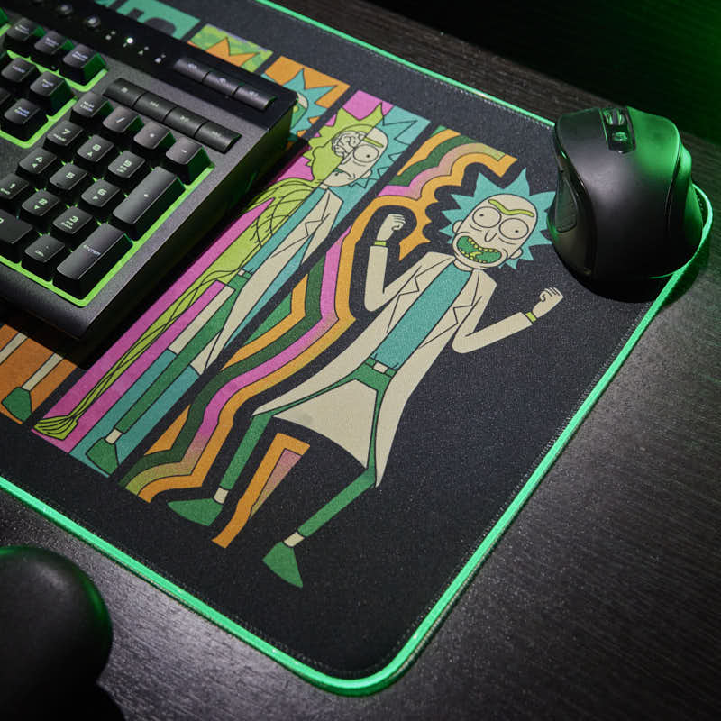 Rick and Morty - Oversize Gaming Mat & Mobile Charger