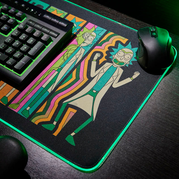 Rick and Morty - Oversize Gaming Mat & Mobile Charger