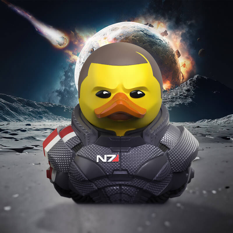 Official Mass Effect Commander Shepard TUBBZ Cosplaying Duck Collectable