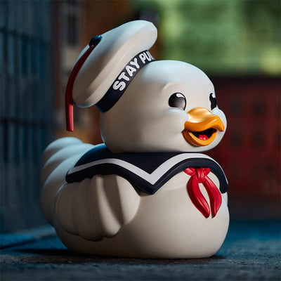 Official Ghostbusters Giant Stay Puft TUBBZ Cosplaying Duck Collectible – Marshmallow Scented