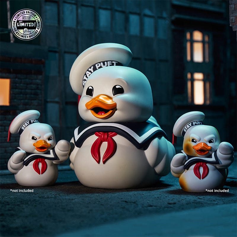 Official Ghostbusters Giant Stay Puft TUBBZ Cosplaying Duck Collectible – Marshmallow Scented