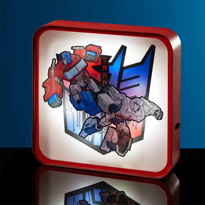 Official Transformers Perspex Lamp