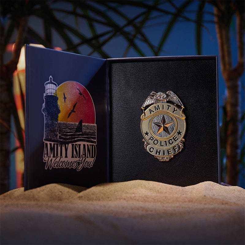 Official Jaws Amity Police Chief Pin Badge