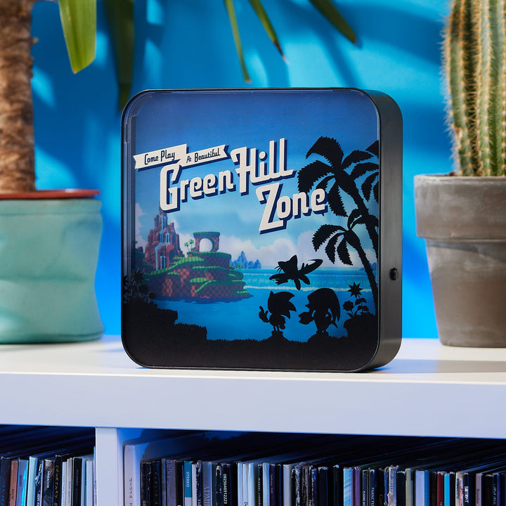 Sonic the Hedgehog ‘Green Hill Zone’ Acrylic Desk Lamp / Wall Light
