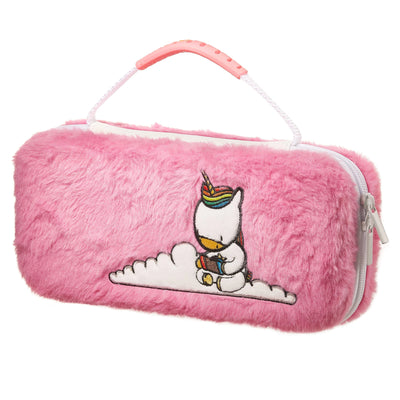 Numskull Nintendo Switch Unicorn Pink Fluffy Carry Case
