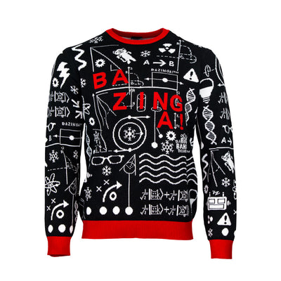 Official The Big Bang Theory ‘Bazinga’ Christmas Jumper / Ugly Sweater