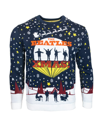 Official The Beatles Christmas Jumper / Ugly Sweater