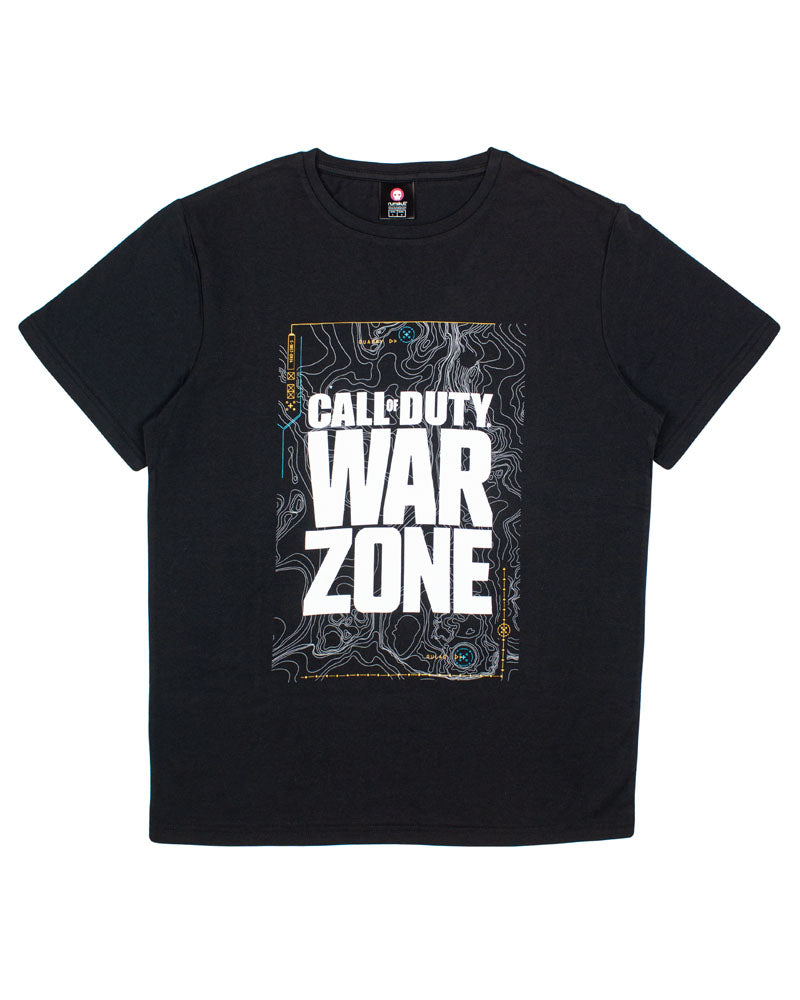 Official Call Of Duty Warzone Black Map  T-Shirts