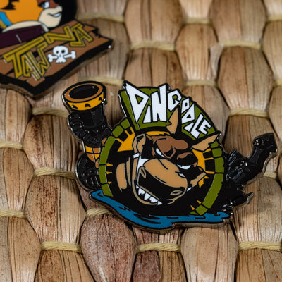 Pin Kings Crash Bandicoot Enamel Pin Badge Set 1.3 – Tawna/Dingodile
