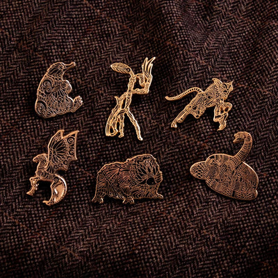 Pin Kings Harry Potter Fantastic Beasts Enamel Pin Badge Set 1.2 – Baby Niffler & Bowtruckle