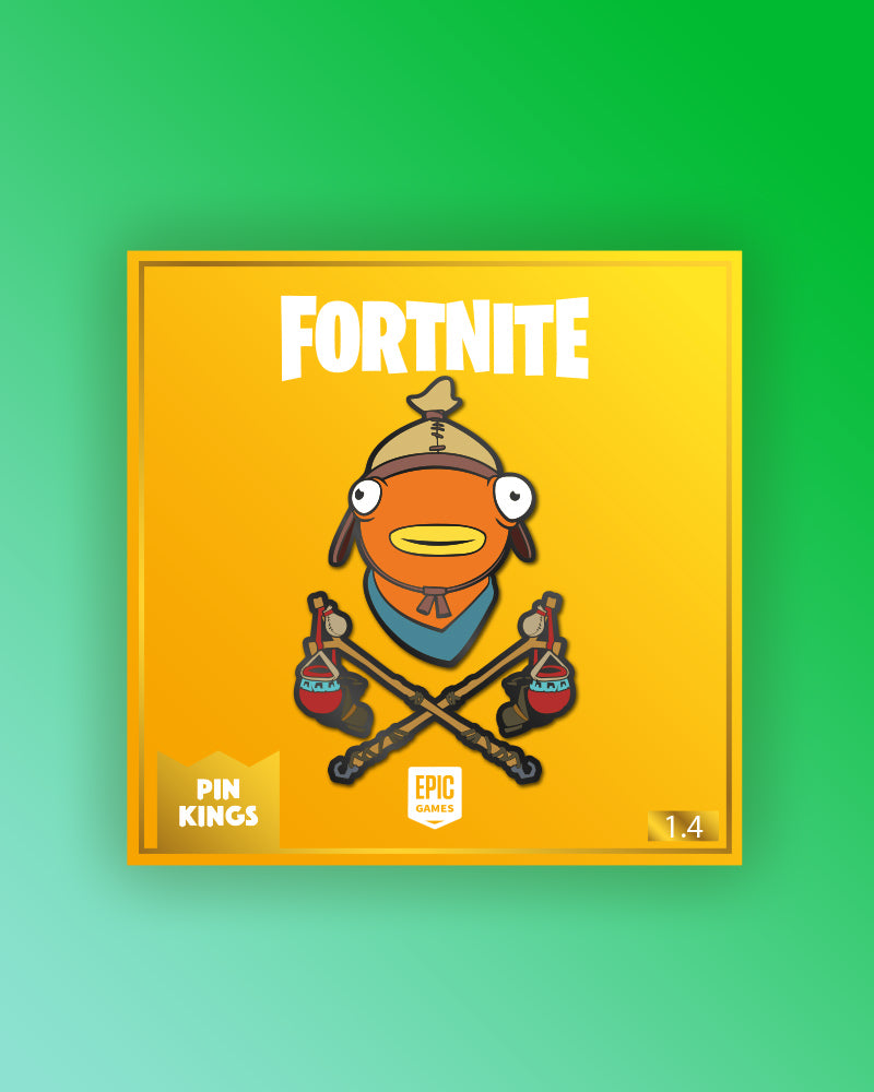 Pin Kings Fortnite Enamel Pin Badge Set 1.4 - Fishsticks