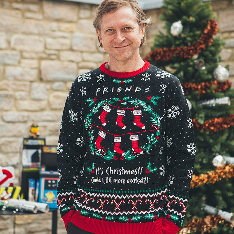 Friends 'Could I BE more excited' Christmas Jumper Ugly Sweater