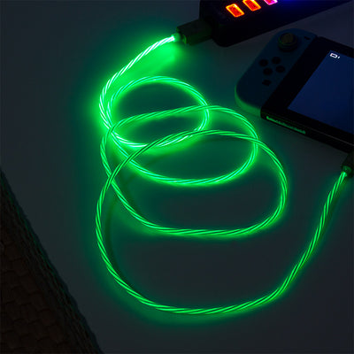 Official The Grinch LED USB C Cable & Thumb Grips (Nintendo Switch)