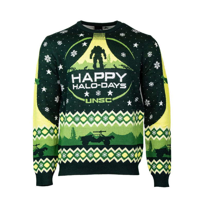 Official Halo ‘Happy Halo-Days’ Christmas Jumper / Ugly Sweater