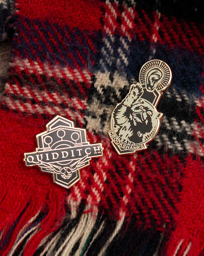 Pin Kings Harry Potter Enamel Pin Badge Set 1.2 - Quidditch & Crookshanks