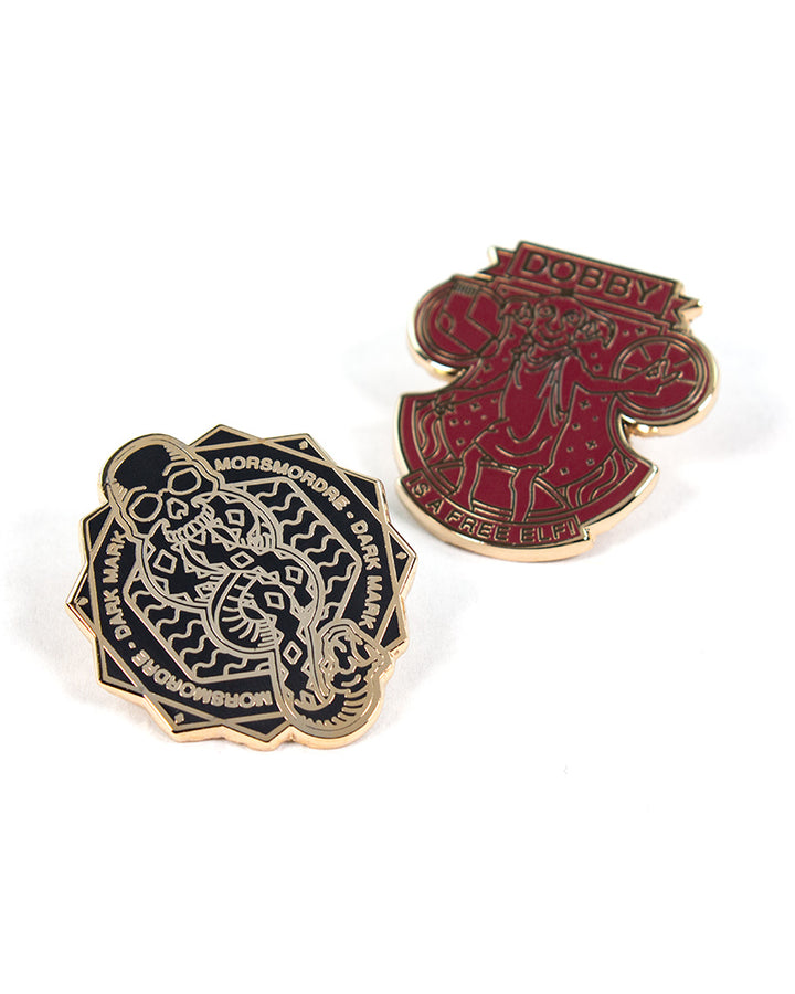 Harry Potter Enamel Pin Badge Set 1.3 - Dark Mark & Dobby
