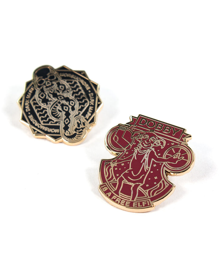 Harry Potter Enamel Pin Badge Set 1.3 - Dark Mark & Dobby