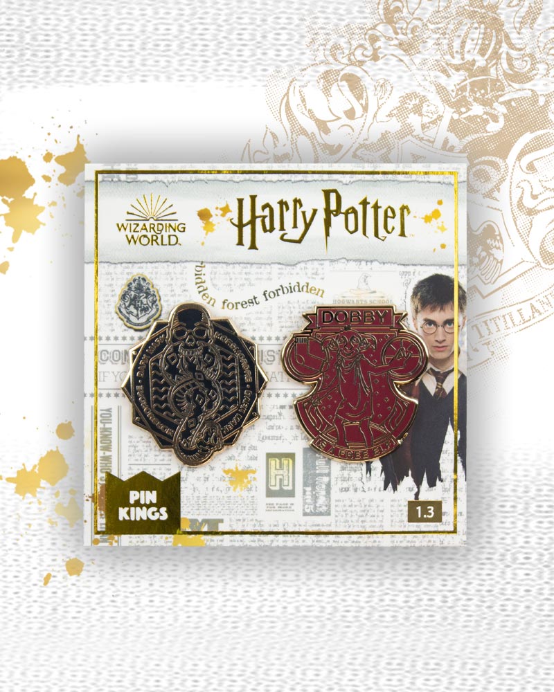 Pin Kings Harry Potter Enamel Pin Badge Set 1.3 - Dark Mark & Dobby