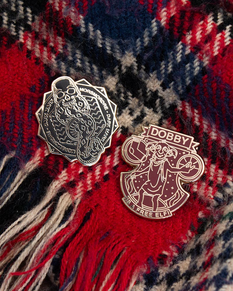 Harry Potter Enamel Pin Badge Set 1.3 - Dark Mark & Dobby