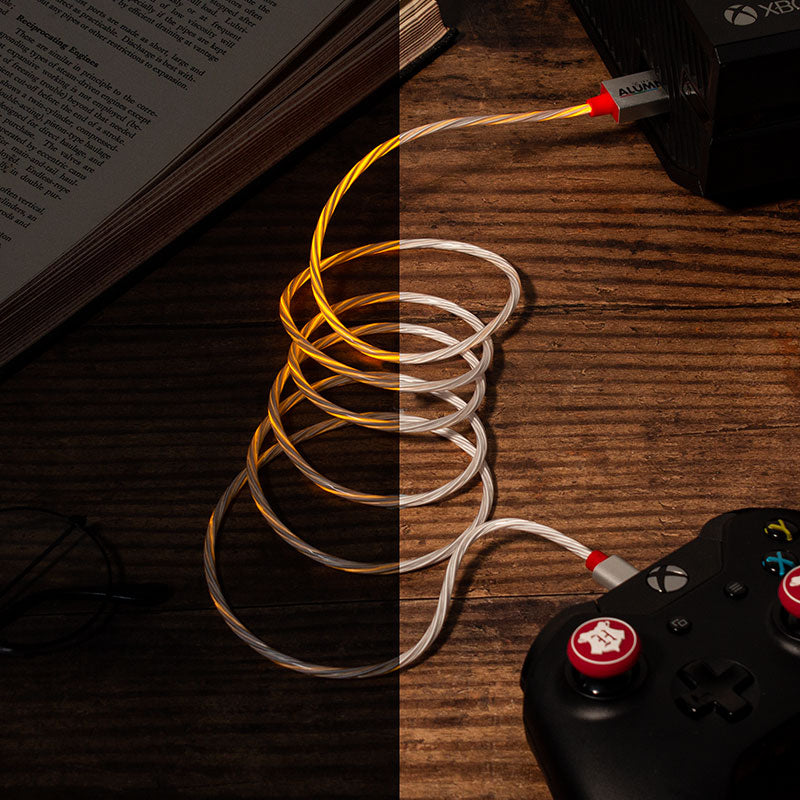 Official Harry Potter LED Micro USB Cable & Thumb Grips (PS4 and Xbox One)