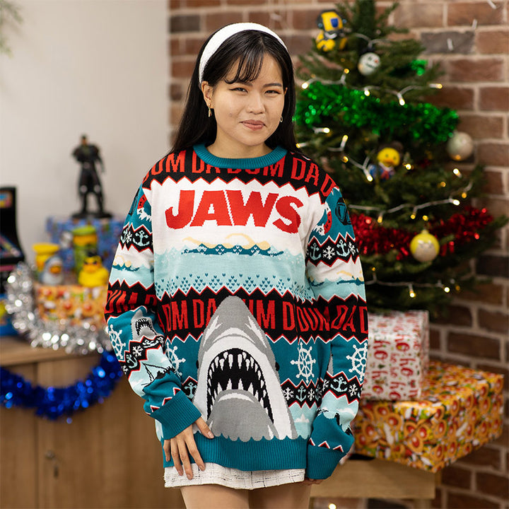 Jaws DA DUM Christmas Jumper / Ugly Sweater