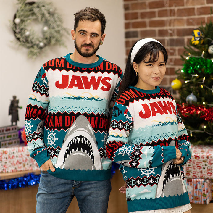 Jaws DA DUM Christmas Jumper / Ugly Sweater