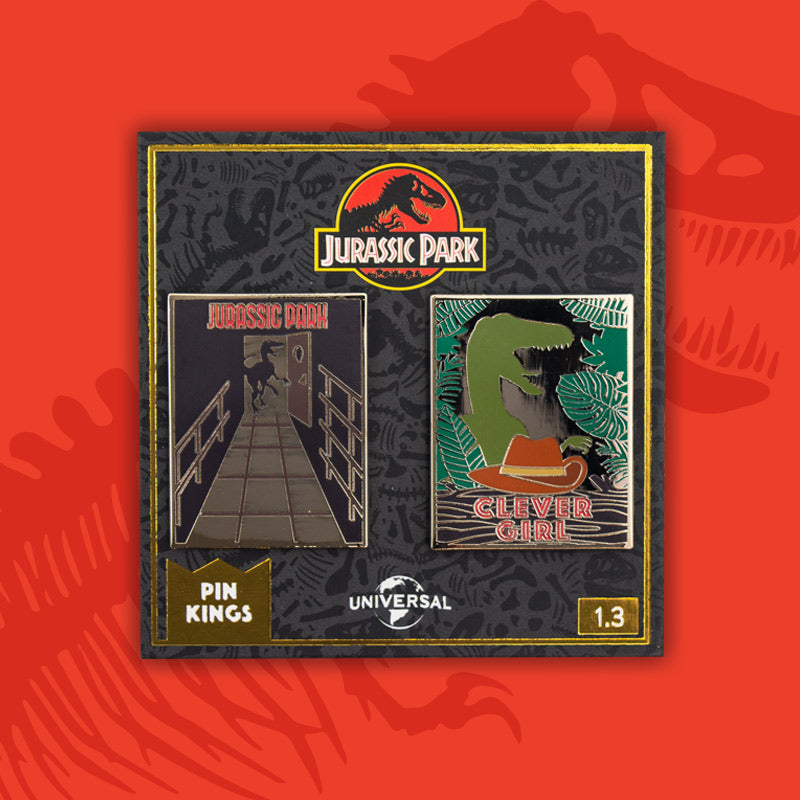 Pin Kings Jurassic Park Enamel Badge Set 1.3