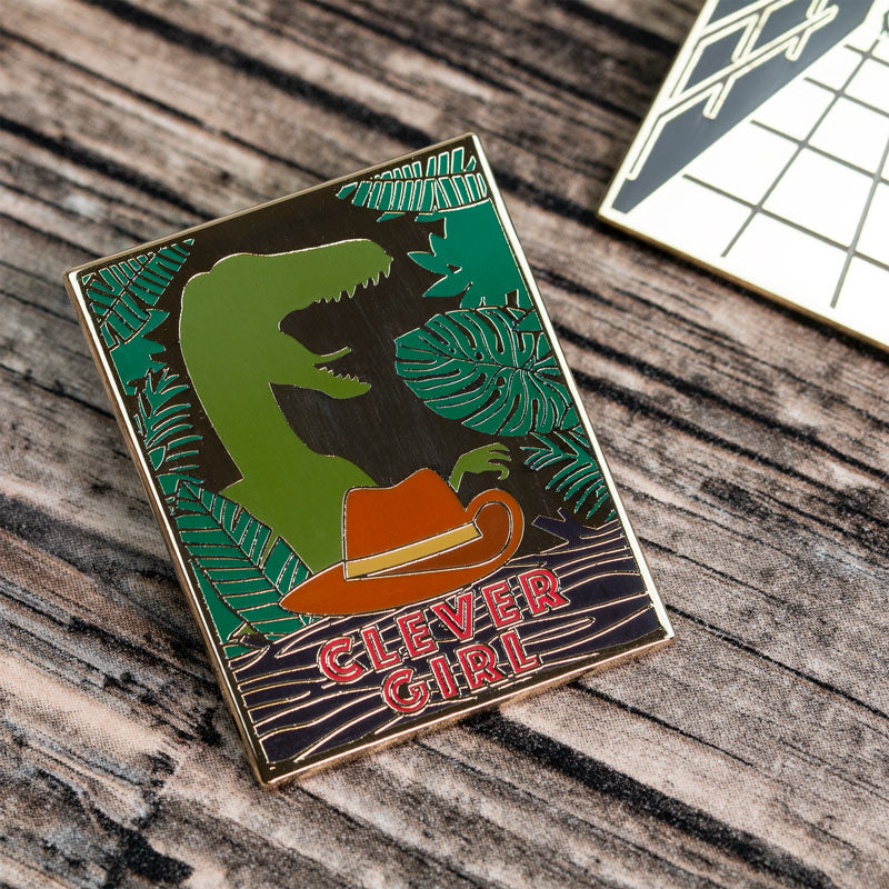 Pin Kings Jurassic Park Enamel Badge Set 1.3