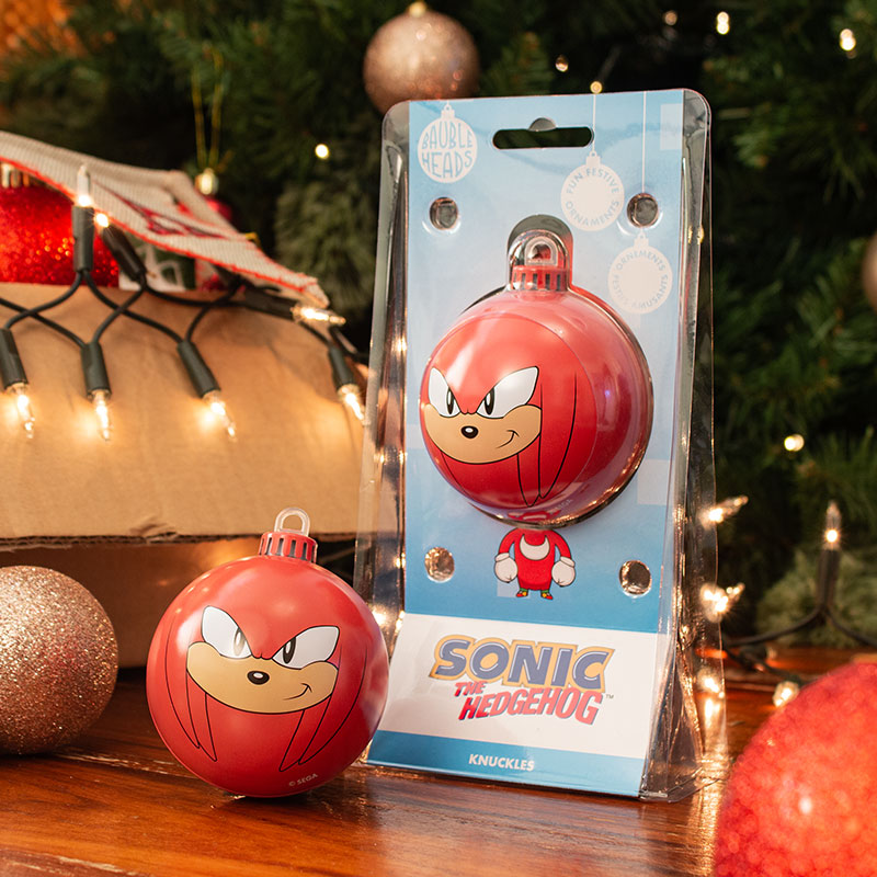 Bauble Heads Sonic The Hedgehog ‘Knuckles’ Christmas Decoration / Ornament