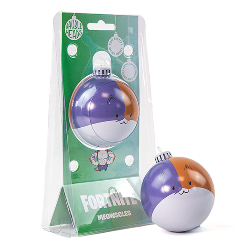 Bauble Heads Fortnite ‘Meowscles’ Christmas Decoration / Ornament