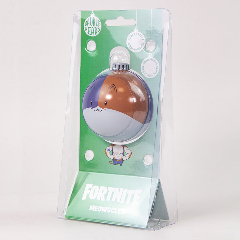 Bauble Heads Fortnite ‘Meowscles’ Christmas Decoration / Ornament