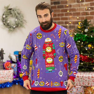 Official Minions Christmas Jumper / Ugly Sweater