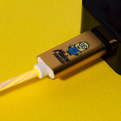 Official Minions LED USB C Cable & Thumb Grips (Nintendo Switch)