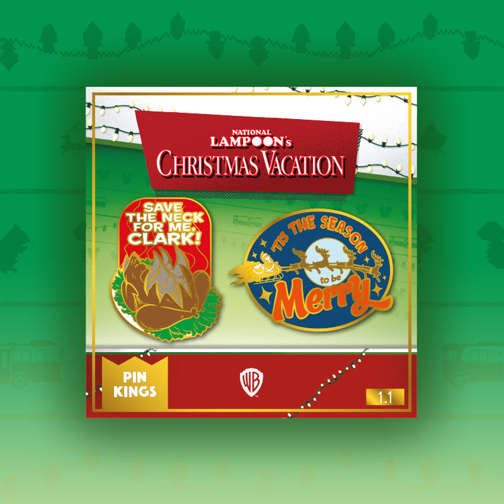 National Lampoons Christmas Vacation Pin Badge Set 1.1