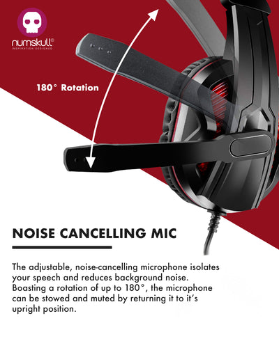 Numskull Multi-Format Gaming Headset for PS4/Xbox One/Nintendo Switch/PC/Mac/Xbox 360