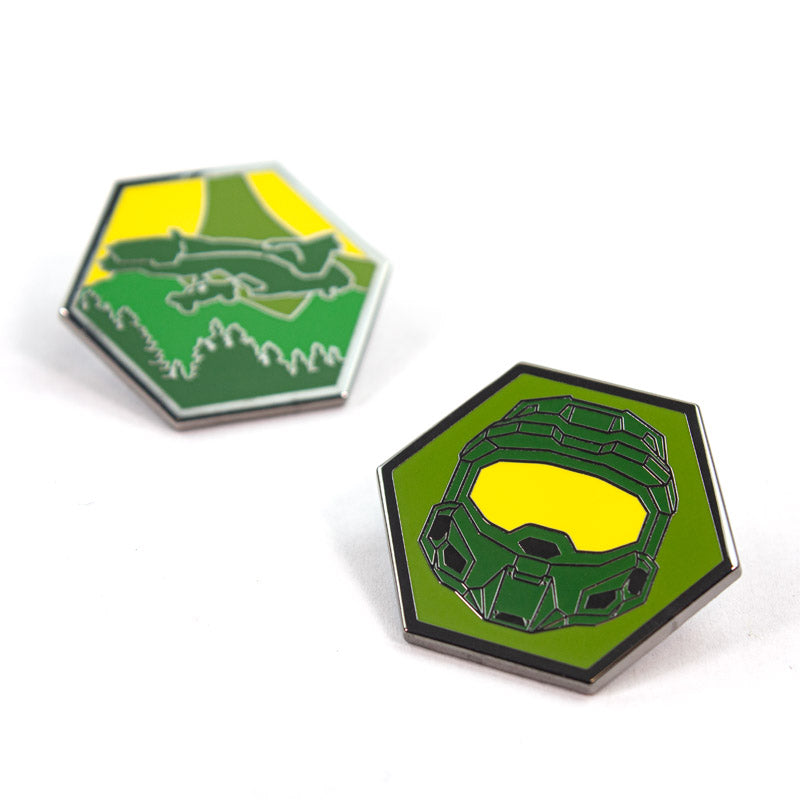 Halo Enamel Pin Badge Set 1.3