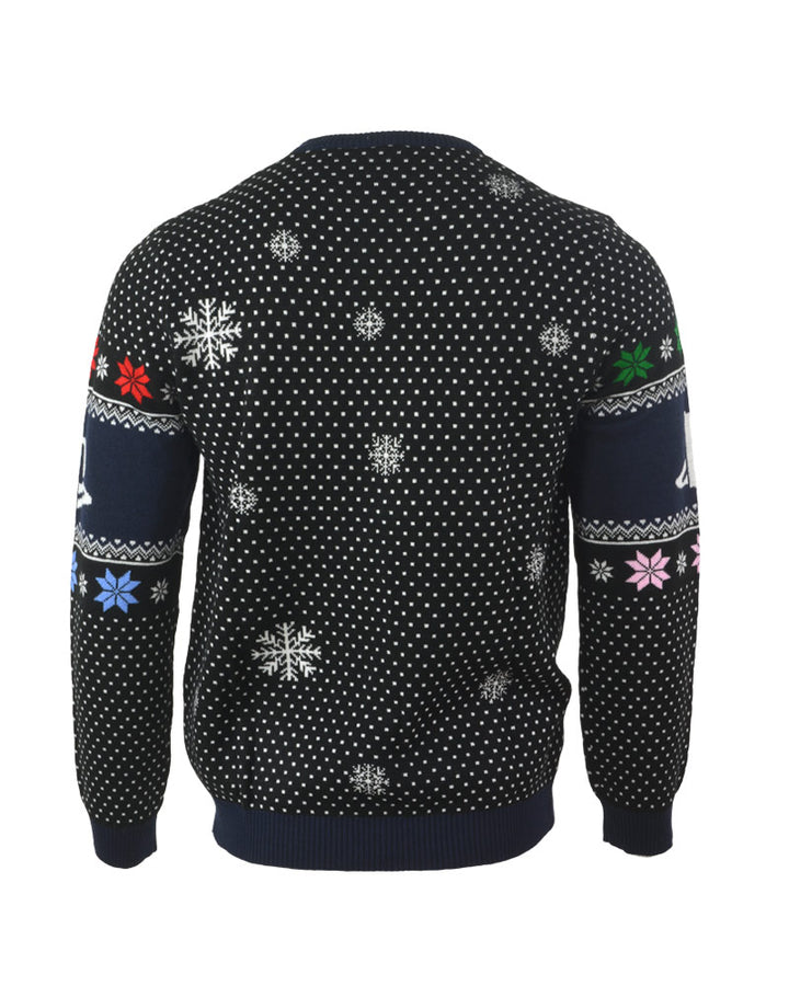 PlayStation Symbols Black Christmas Jumper / Ugly Sweater