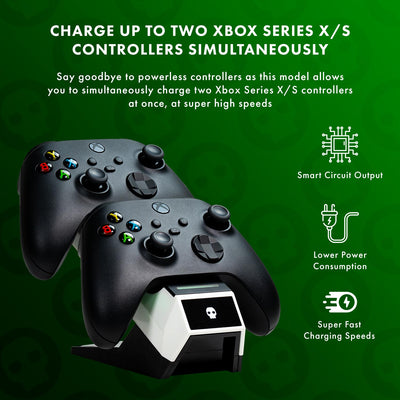 Numskull Xbox Series X and Series S Fast Charge Twin Charging Dock