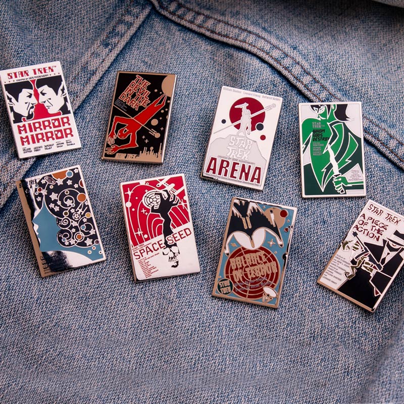Star Trek Enamel Pin Badge Set 1.2 – The Devil in the Dark & Space Seed